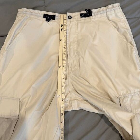 PACO Vintage Y2K Convertible Cargo Pants / Shorts Beige Zip Off Size 36 x 34 - Picture 13 of 16
